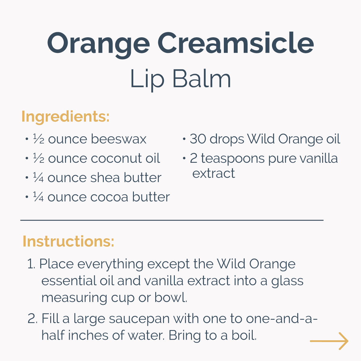 doTERRA wild orange vadnarancs ajakbalzsam recept