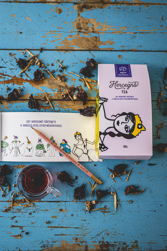 Hercegnő tea mesekönyvvel száraz köhögésre