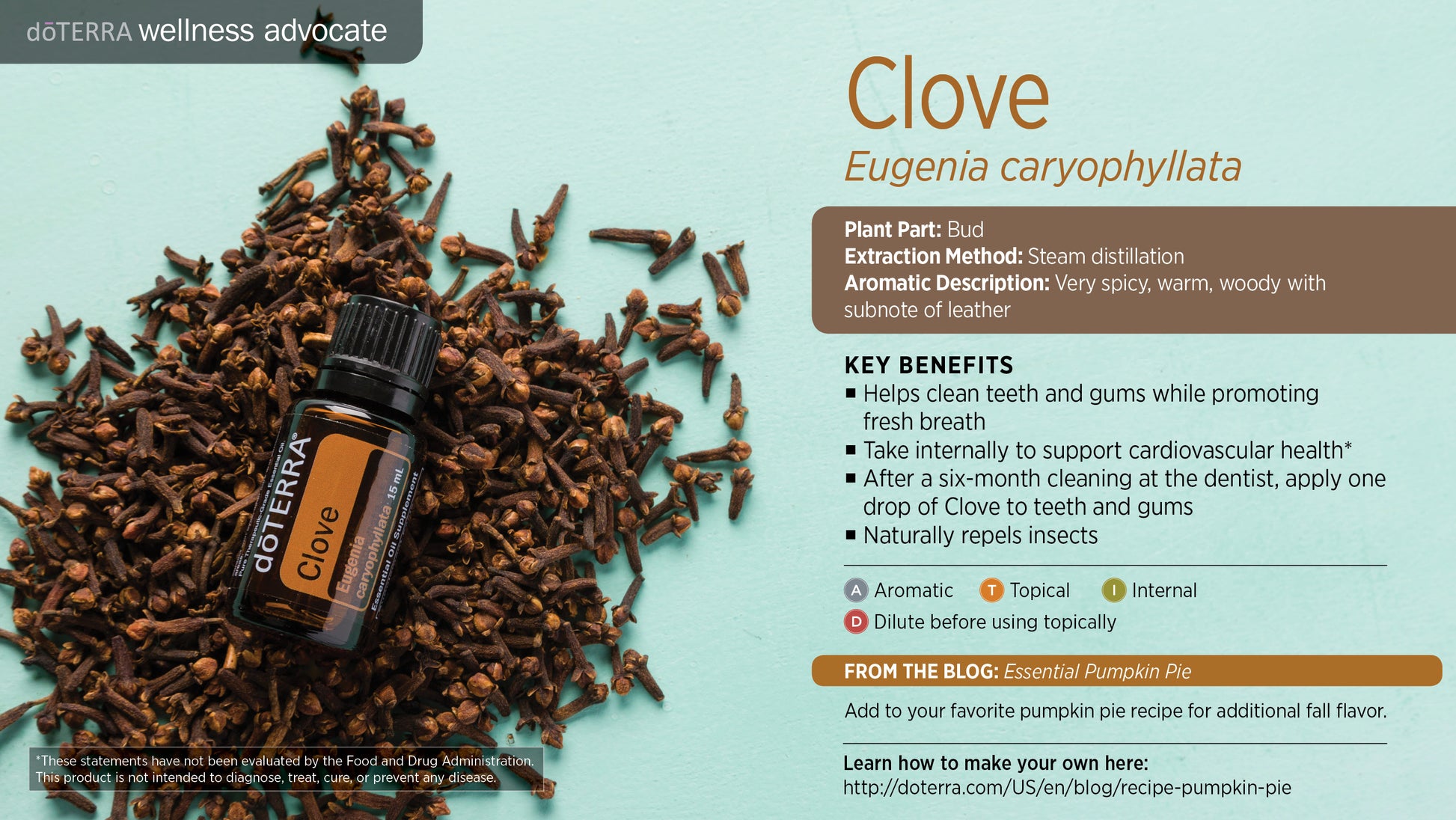 Doterra Szegfűszeg illóolaj - clove 15ml