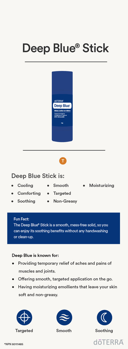 Doterra deep blue stift - stick